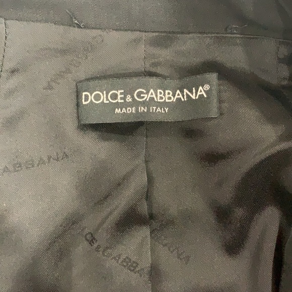Dolce & Gabbana Black Suit Jacket 42 - Picture 4 of 5